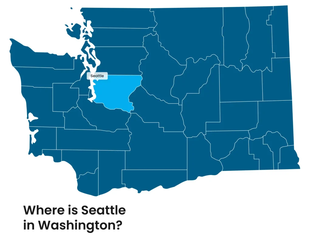 Where is Seattle in Washington? Here's a map