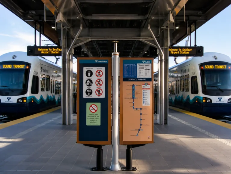 Seattle transit neighborhoods car free living guide 2026 light rail bus map